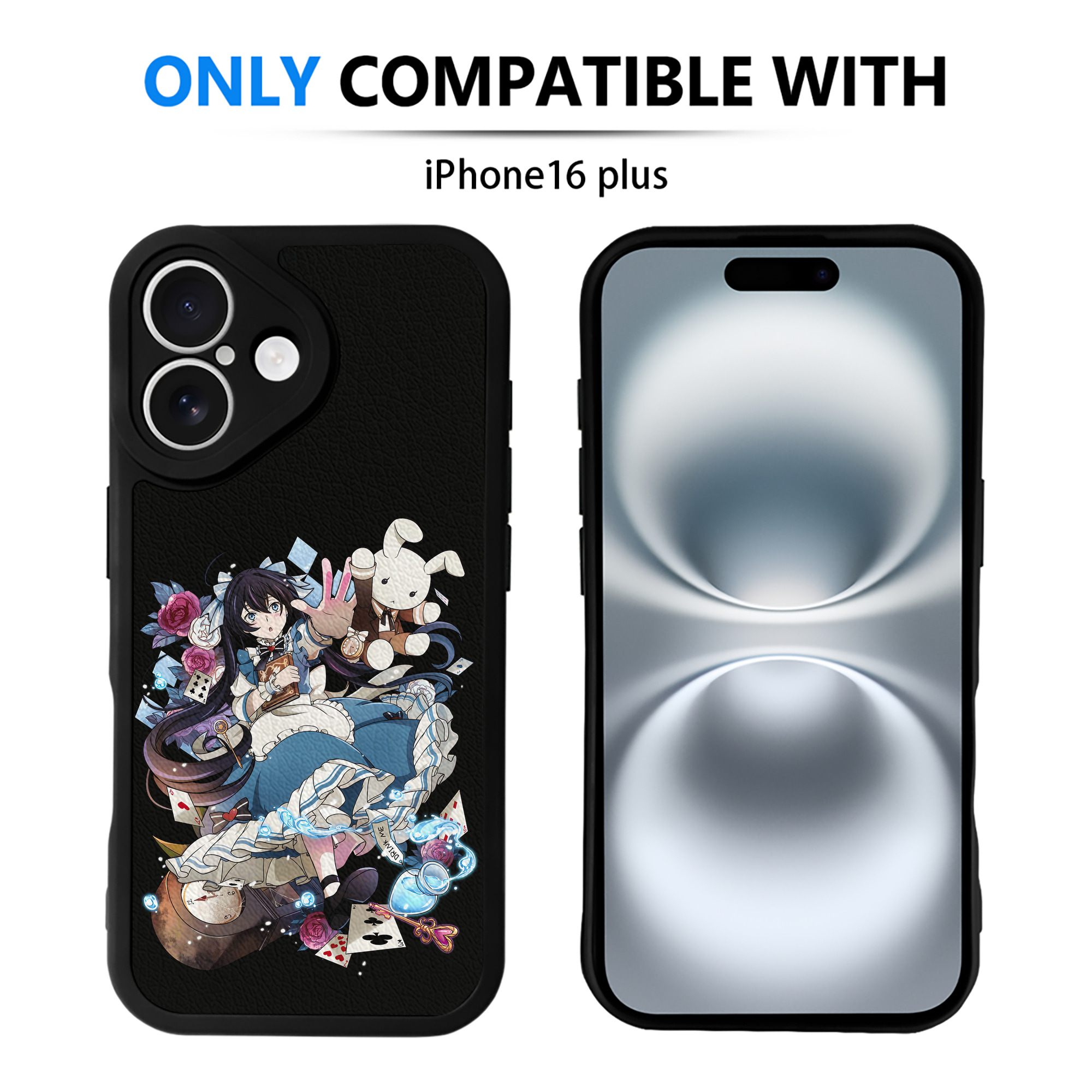 （画像用） 文豪ストレイドッグス Bungo Stray Dogs 【iPhone 16シリーズ対応】シリコンスマホケース（レザー調） 材質：シリコン